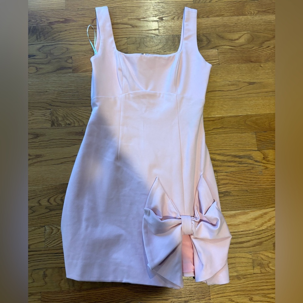 Elliatt Anthropology baby pink dress